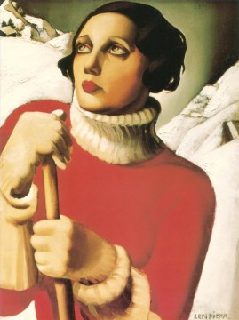  Lempicka Lienzo - saint moritz 1929 contemporánea Tamara de Lempicka